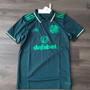 Small Men's Celtic FC adidas Soccer Green 4th Fourth Polo Jersey IC1500 NWT